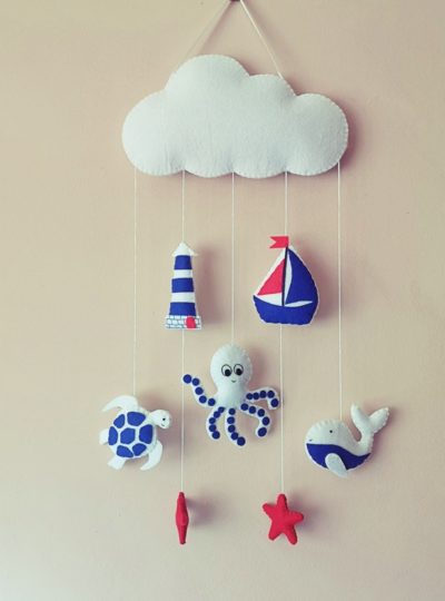 ana crafts fetru decoratiune copii tema marina 2